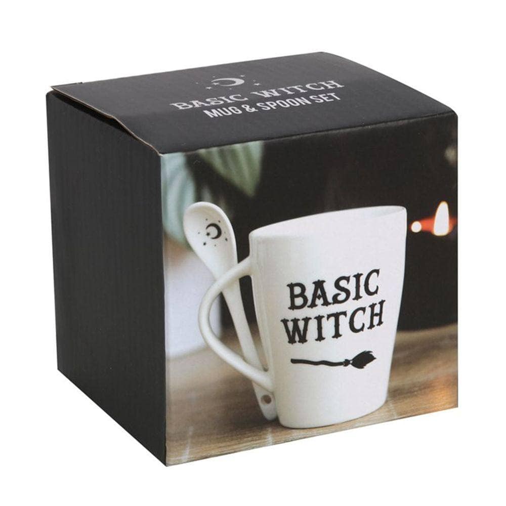 Basic Witch Mug and Spoon Set | Calming Colour