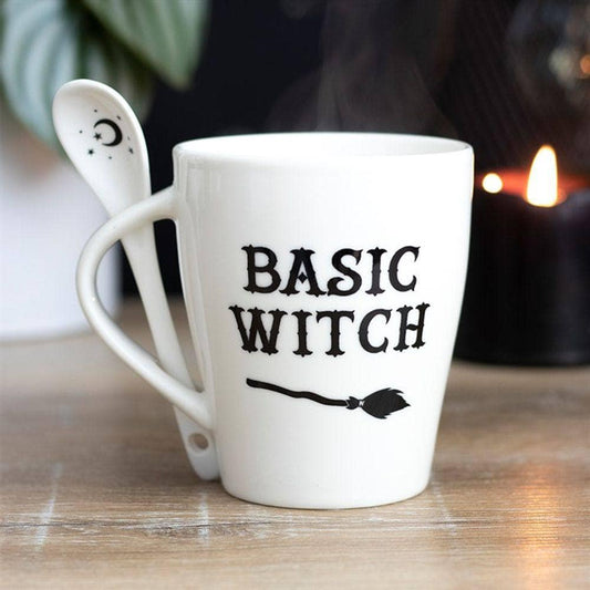 Basic Witch Mug and Spoon Set | Calming Colour