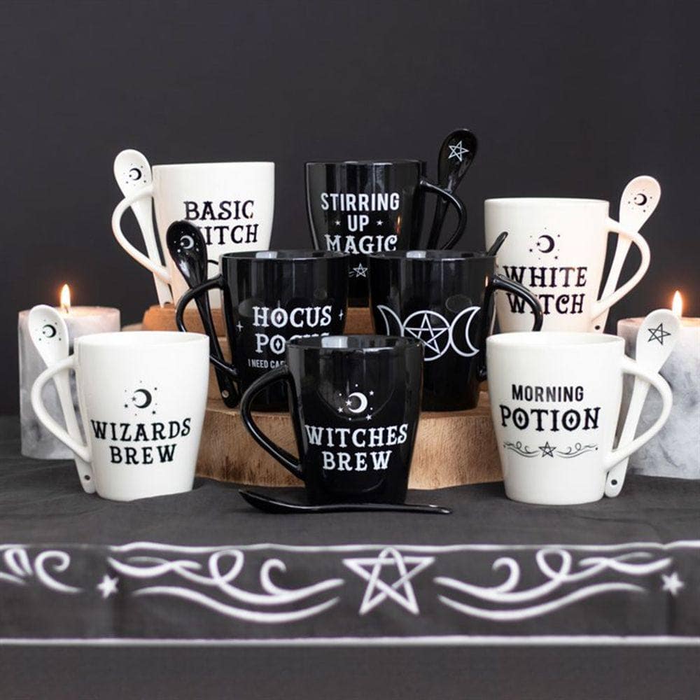 Basic Witch Mug and Spoon Set | Calming Colour