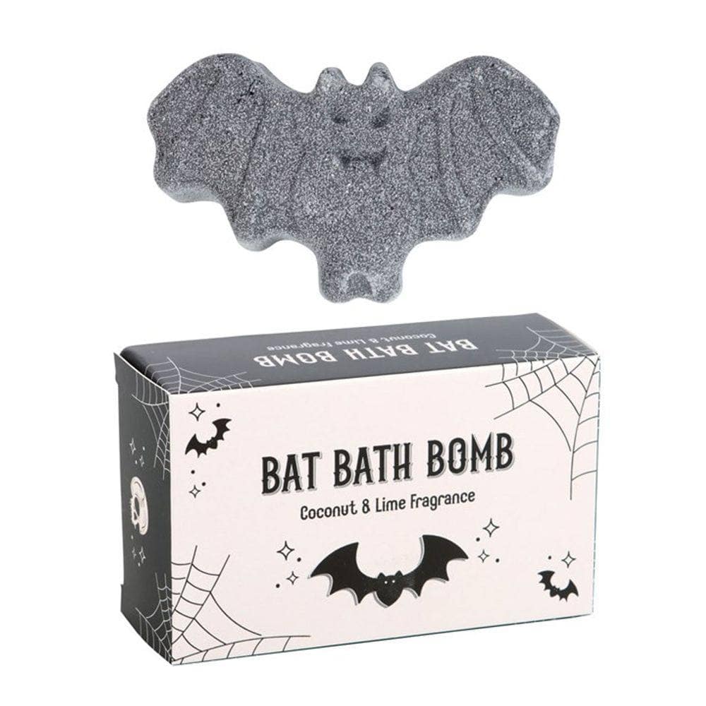 Bat Shaped Coconut & Lime Bath Bomb | Calming Colour