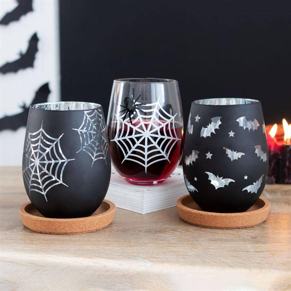 Bat Stemless Wine Glass | Calming Colour