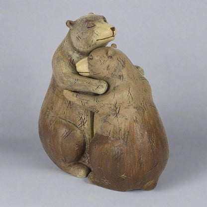 Bears Hugging | Animal Couple Ornament | Calming Colour