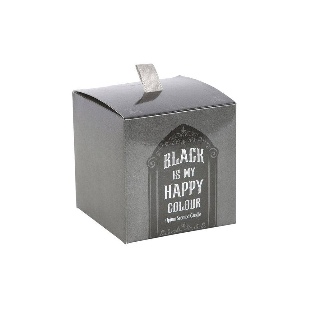 Black is My Happy Colour Opium Candle | Calming Colour