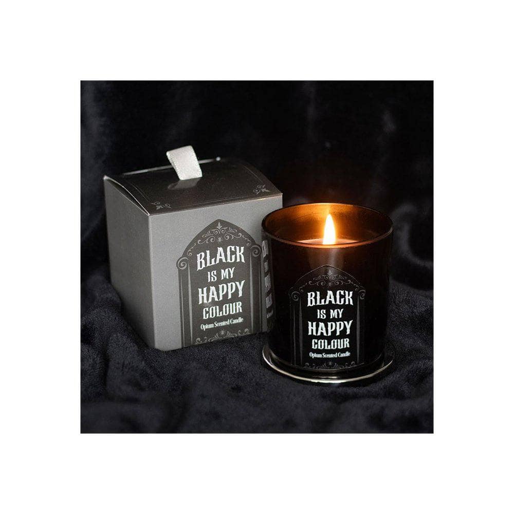 Black is My Happy Colour Opium Candle | Calming Colour