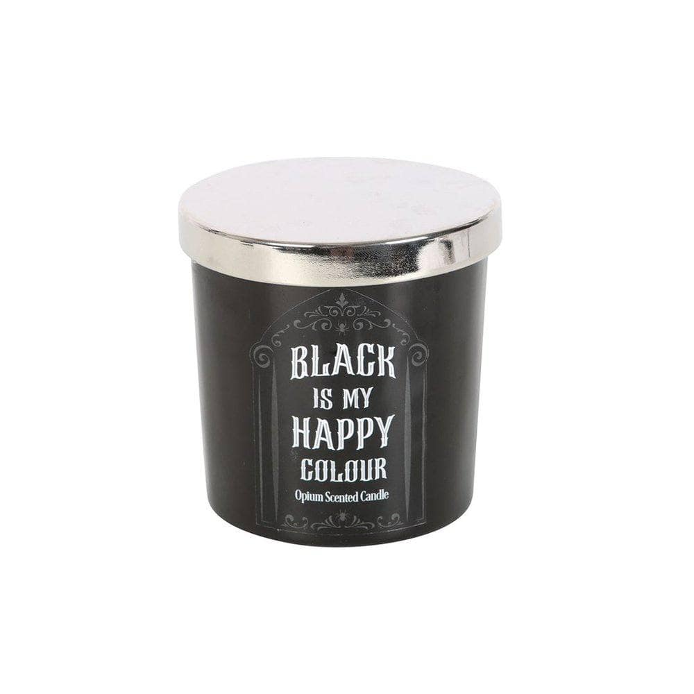 Black is My Happy Colour Opium Candle | Calming Colour