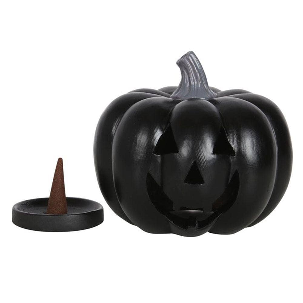 Black Pumpkin Incense Cone Holder | Calming Colour