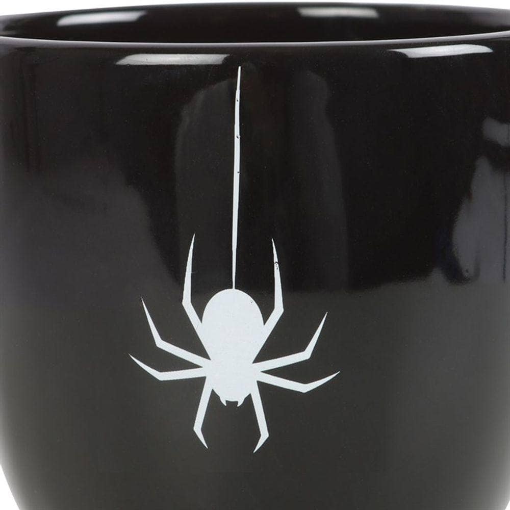 Black Spider Teacup | Calming Colour