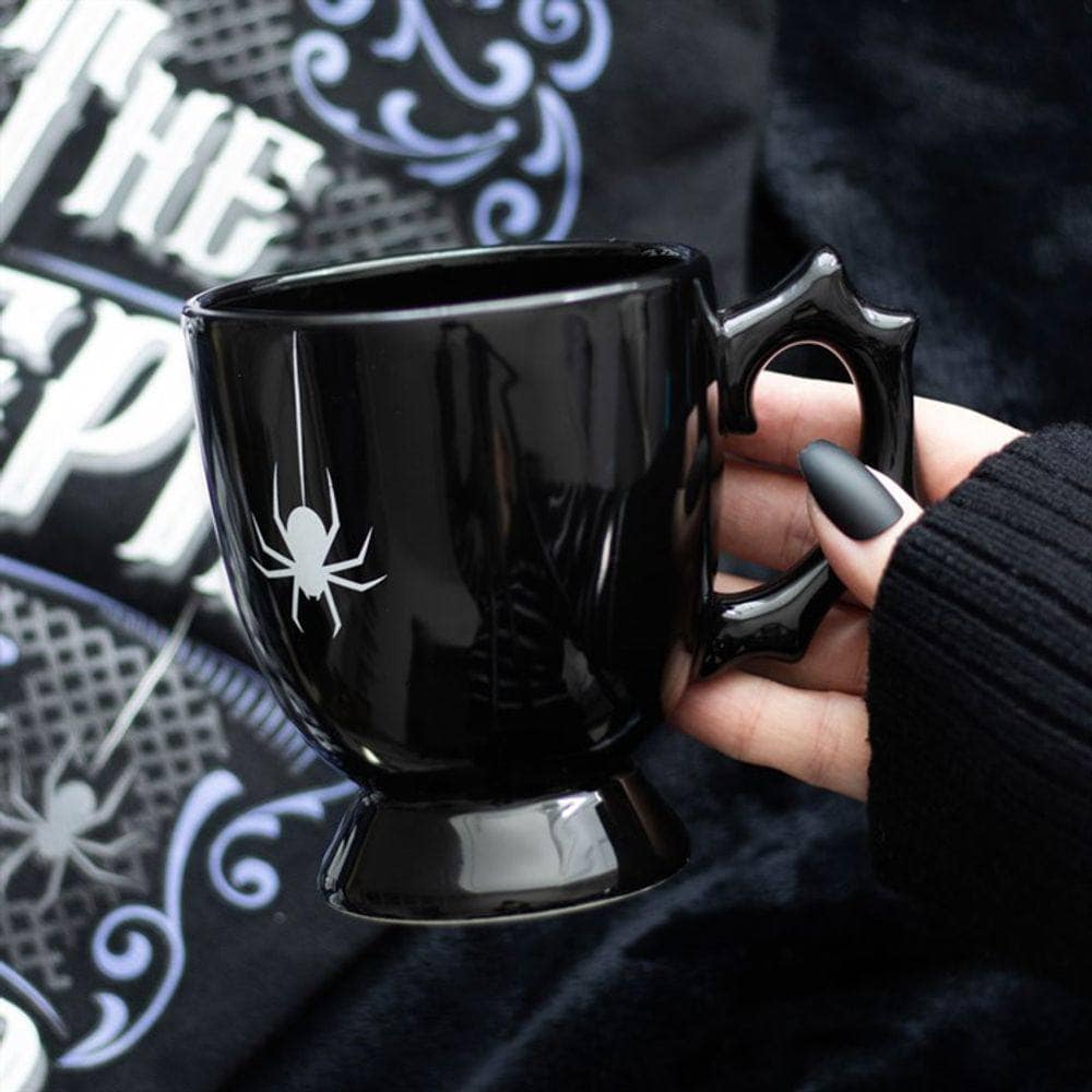 Black Spider Teacup | Calming Colour