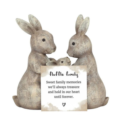 Bunny Ornament 'Fluffle Family' | Calming Colour