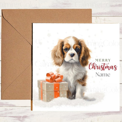 Cavalier King Charles Spaniel Christmas Card | Christmas Card