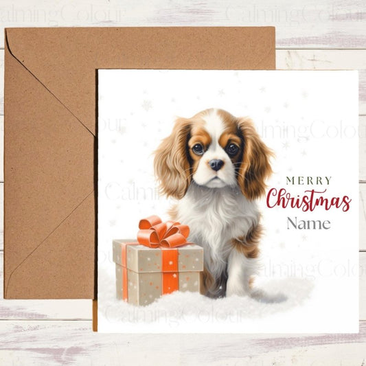 Cavalier King Charles Spaniel Christmas Card | Christmas Card
