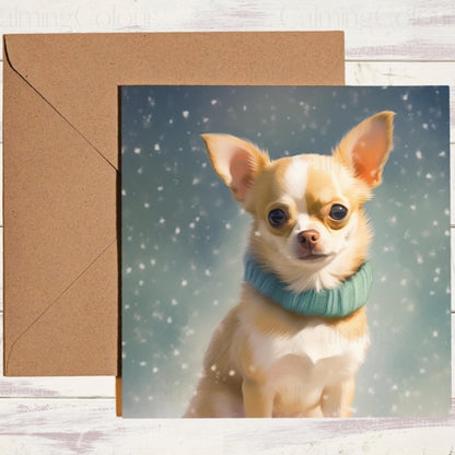 Chihuahua Winter Christmas Card | Christmas Card