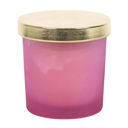 Crown Chakra Blackberry Crystal Chip Candle | Calming Colour