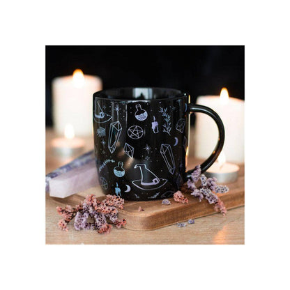 Crystal Witch Print Mug | Calming Colour