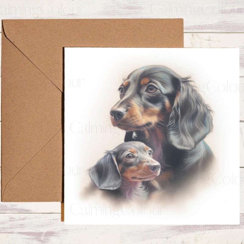 Dachshund Mother's Day | Greeting Card for Mum | Mother's Day Card