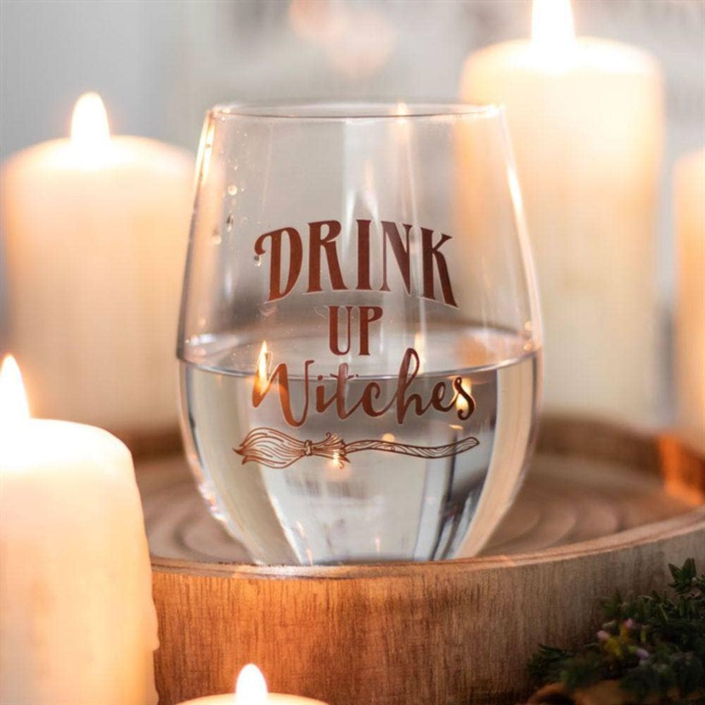 Drink Up Witches Stemless Glass | Calming Colour