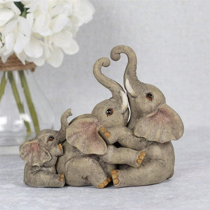 Elephant Family Ornament | Love & Family Gift | Figurine