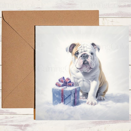 English Bulldog Christmas Card | Christmas Card