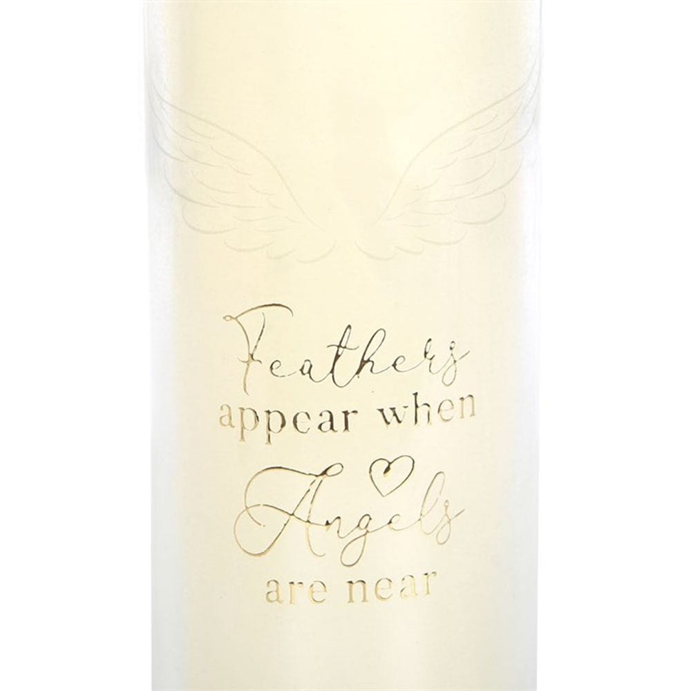 Feathers Appear Vanilla Tube Candle | Calming Colour