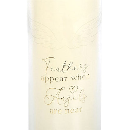 Feathers Appear Vanilla Tube Candle | Calming Colour