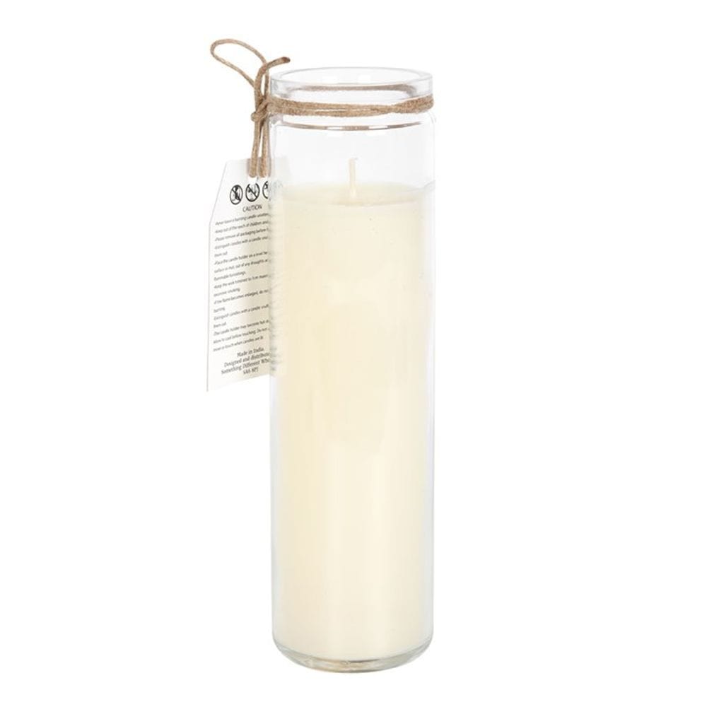 Feathers Appear Vanilla Tube Candle | Calming Colour