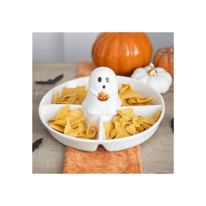 Ghost Chip & Dip Snack Dish | Calming Colour