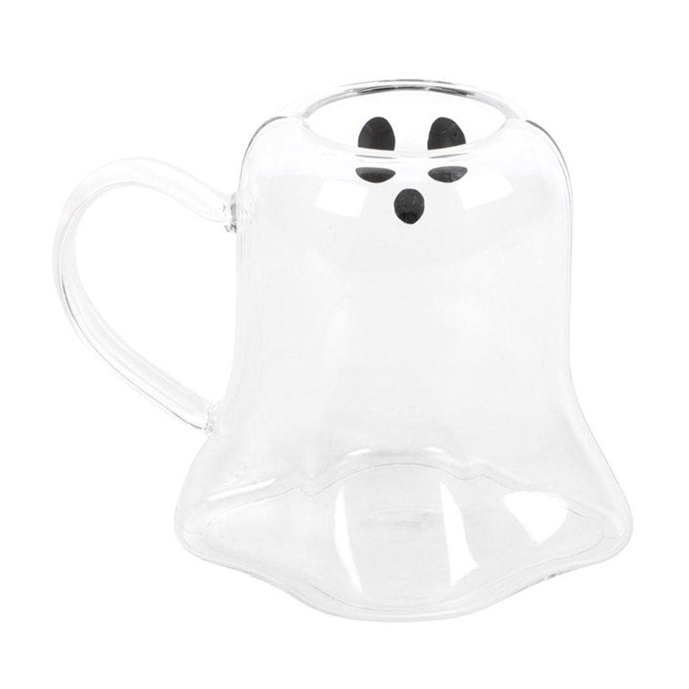 Ghost Shaped Glass Mug | Calming Colour