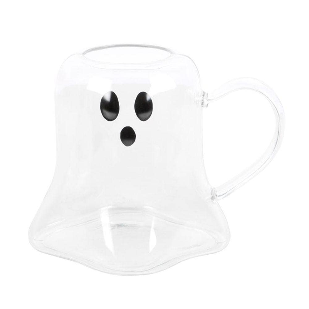 Ghost Shaped Glass Mug | Calming Colour