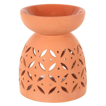 Giant Terracotta Oil Burner | Calming Colour