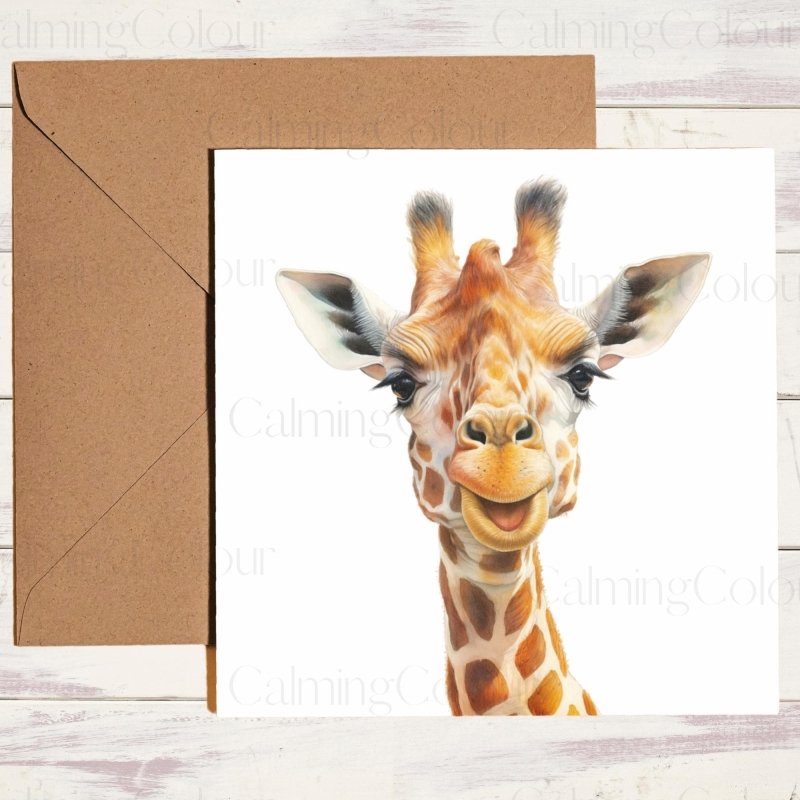 Giraffe Father's Day Card | With Love | Father's Day