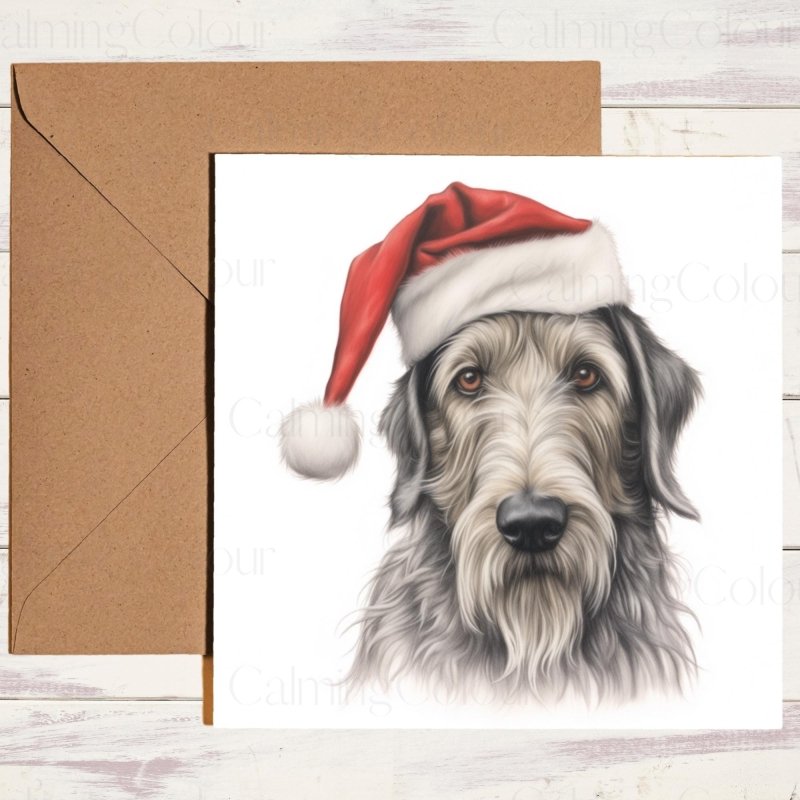 Irish Wolfhound Christmas Card | Christmas Card
