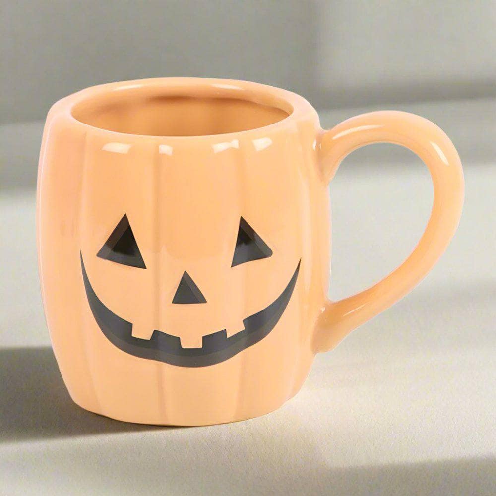 Jack - o' - Lantern Pumpkin Shaped Mug | Calming Colour