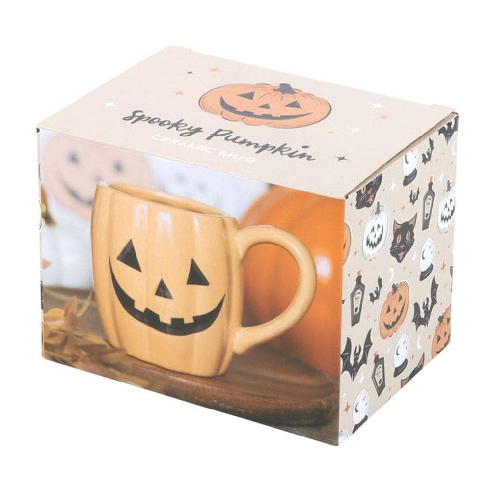 Jack - o' - Lantern Pumpkin Shaped Mug | Calming Colour