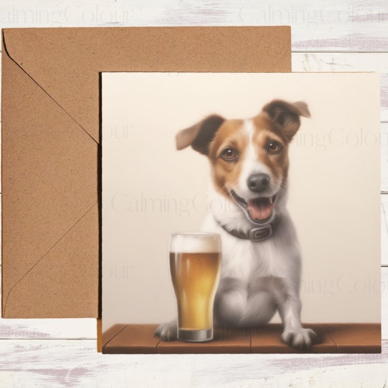 Jack Russell Father's Day Card | Dad With Love | Father's Day