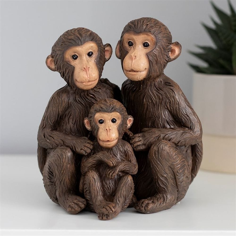 Just The Tree Of Us Monkey Family Ornament | Calming Colour