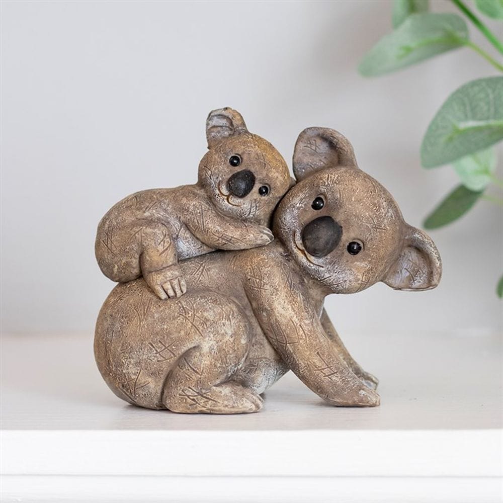 Koala Mother and Baby Ornament 'Koality Time With You' | Calming Colour