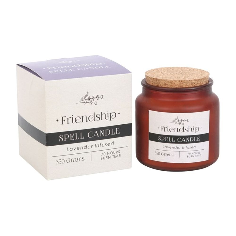 Lavender Infused Friendship Spell Candle | Calming Colour