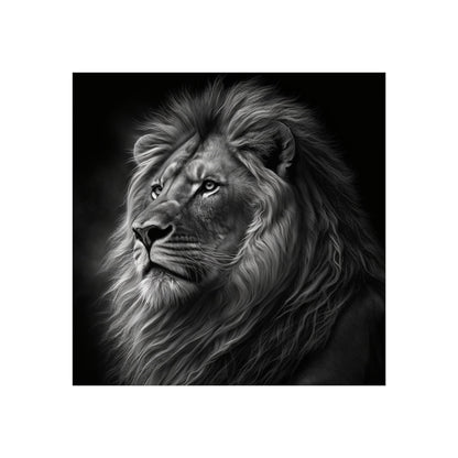 Lion - POSTER Print "Noble Gaze of the Lion" | Calming Colour