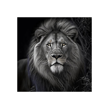 Lion - POSTER Print "Sovereign Stare: The Lion's Essence" | Calming Colour