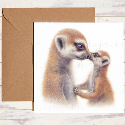 Meerkat Mother's Day | Greeting Card for Mum | Mother's Day Card