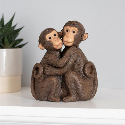 Monkey Couple Ornament | Calming Colour