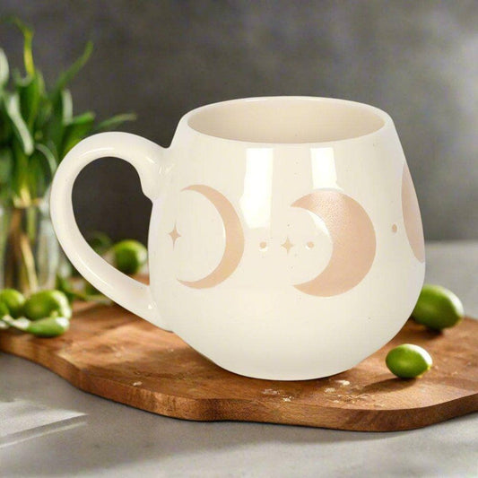 Moon Phase Rounded Mug | Calming Colour