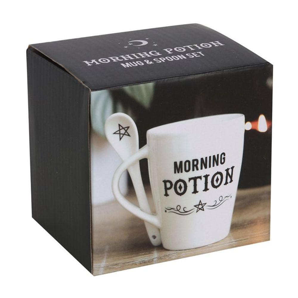 Morning Potion Mug and Spoon Set | Calming Colour