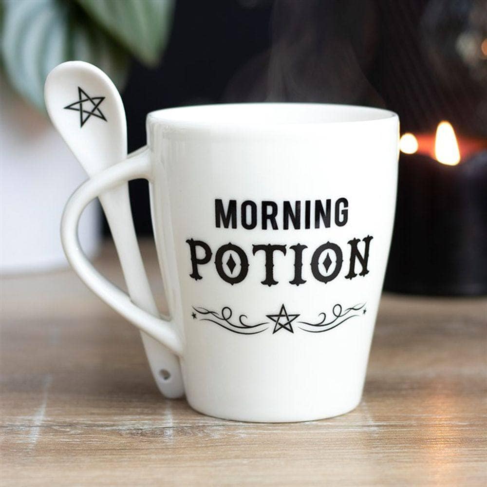 Morning Potion Mug and Spoon Set | Calming Colour