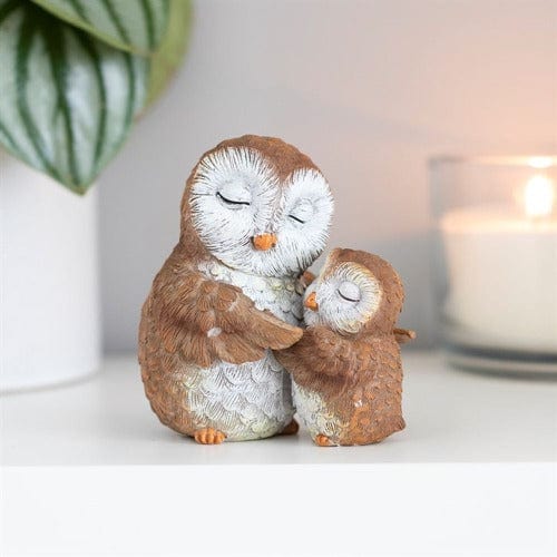 Mother and Baby Owl Ornament 'Owl Always Love You!' | Calming Colour