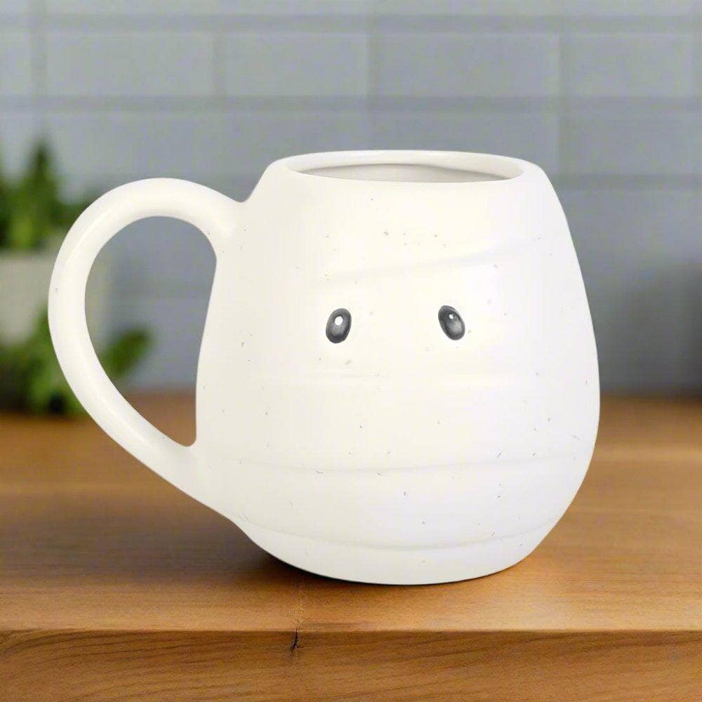 Mummy Shaped Rounded Mug | Calming Colour