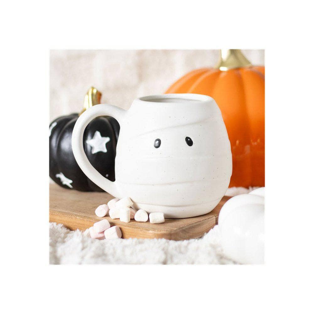 Mummy Shaped Rounded Mug | Calming Colour