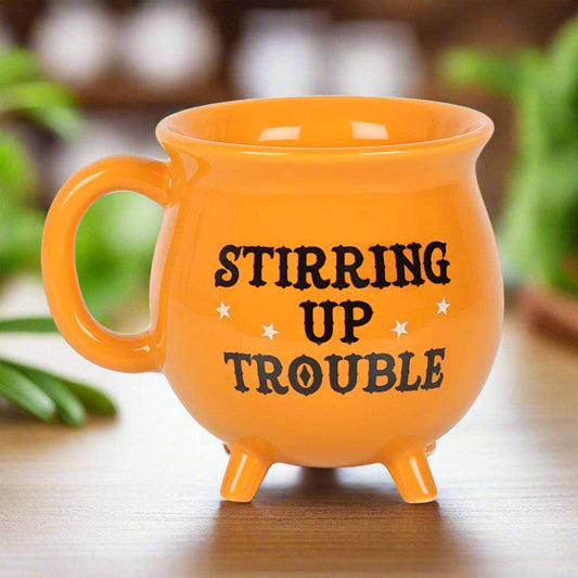 Orange Cauldron Mug | Stirring Up Trouble | Calming Colour