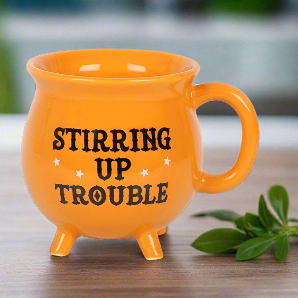 Orange Cauldron Mug | Stirring Up Trouble | Calming Colour