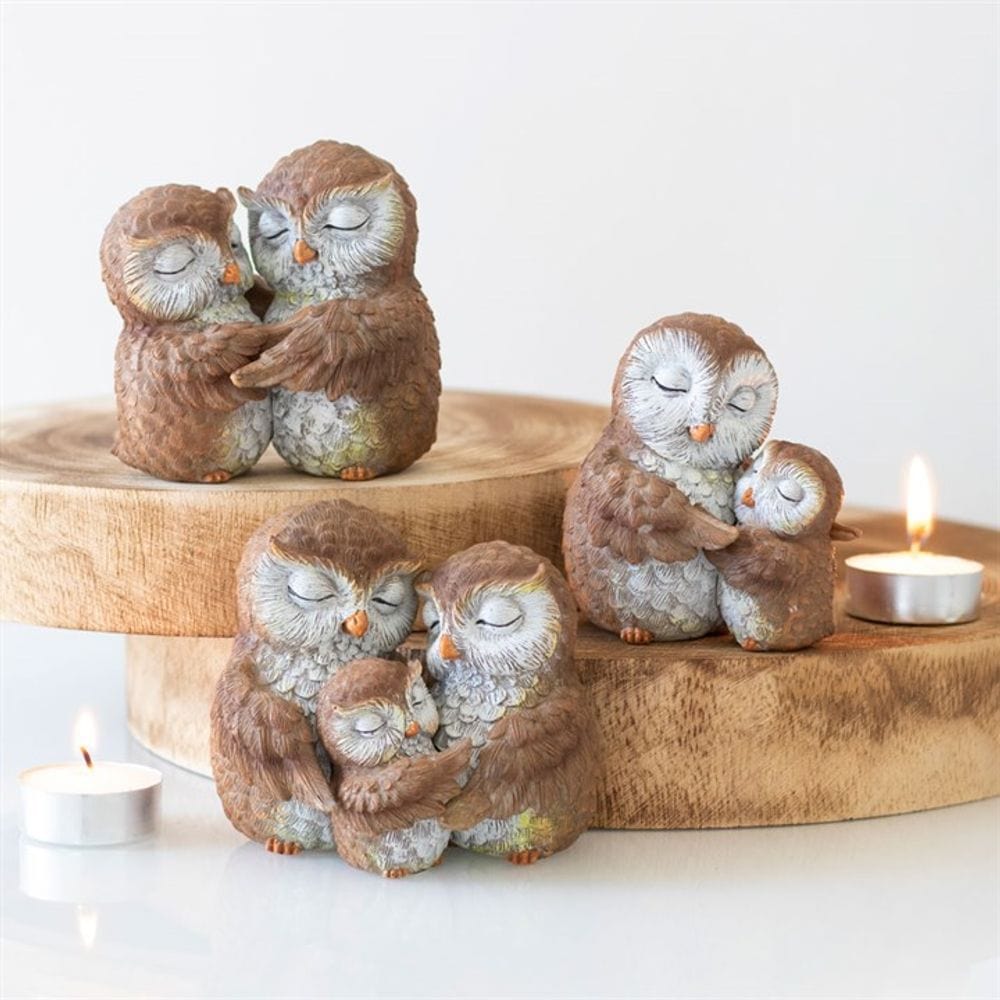 Owl Couple Ornament 'Birds of a Feather' | Calming Colour